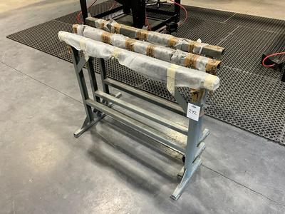 Översiktsbild av material stand